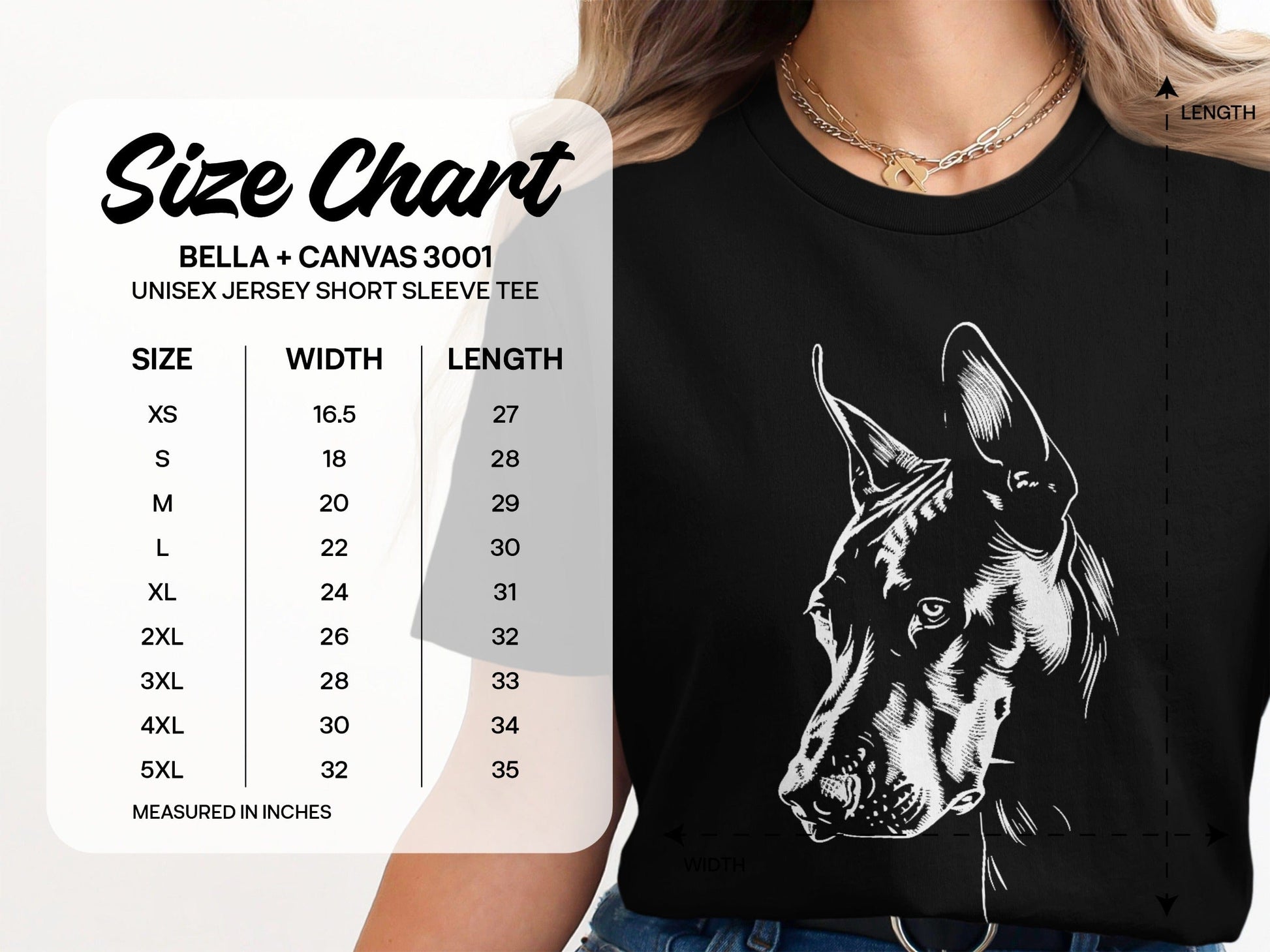 Stylish Graphic Dog Print Unisex Short Sleeve Tee product