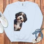 Adorable Bernedoodle Graphic Sweatshirt for Dog Lovers