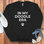 In My Doodle Era Paw Print Design Sweatshirt