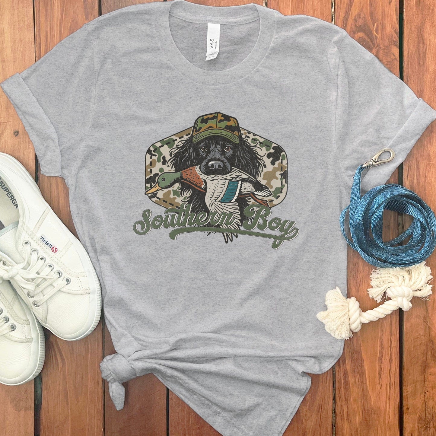 Southern Boy Hunting Themed Graphic T-Shirt product type