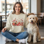 Valentine Cream Goldendoodle Coffee Sweatshirt