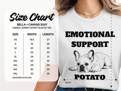 Emotional Support Potato Unisex Short Sleeve Tee product