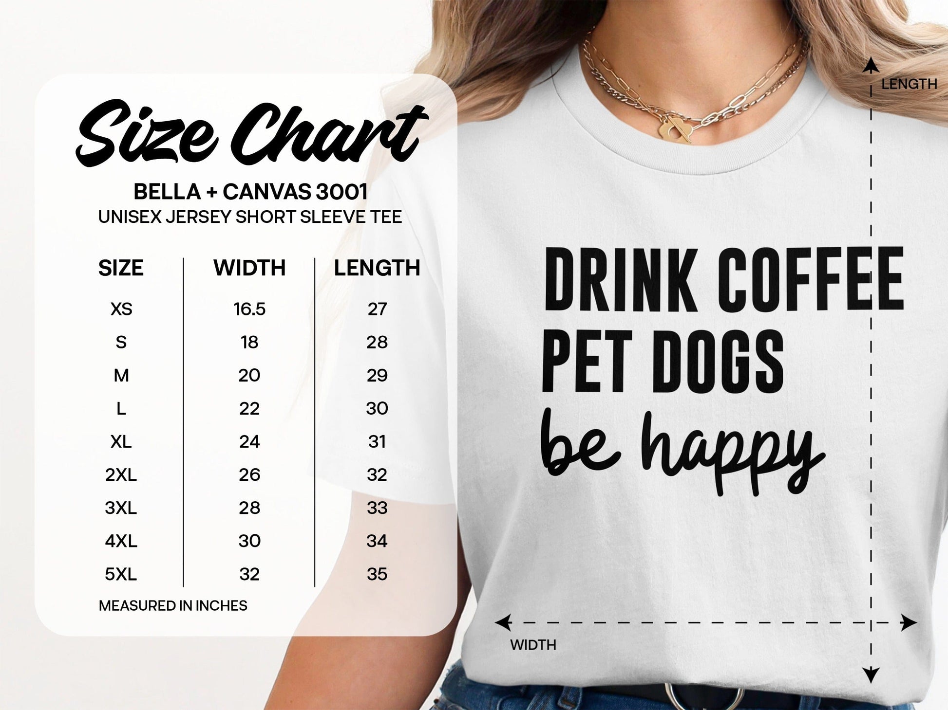 Drink Coffee Pet Dogs Be Happy Unisex Jersey Shirt product