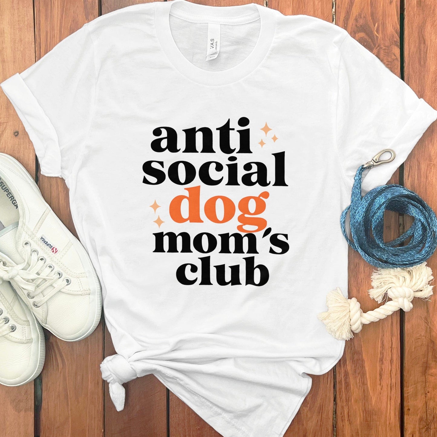 Anti Social Dog Mom's Club Unique T-shirt product type