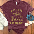 Can I Pet Dat Doodle Bear Graphic T-Shirt
