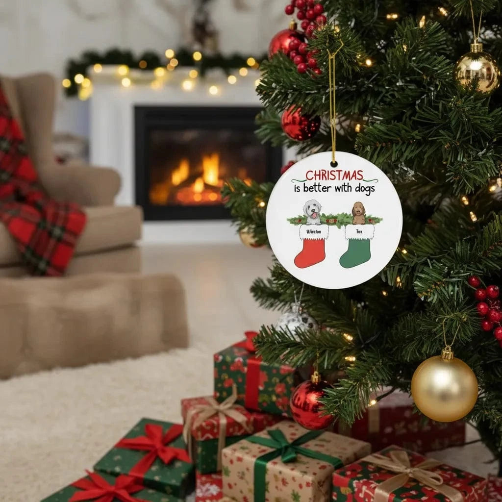 CHRISTMAS IS BETTER ORNAMENT