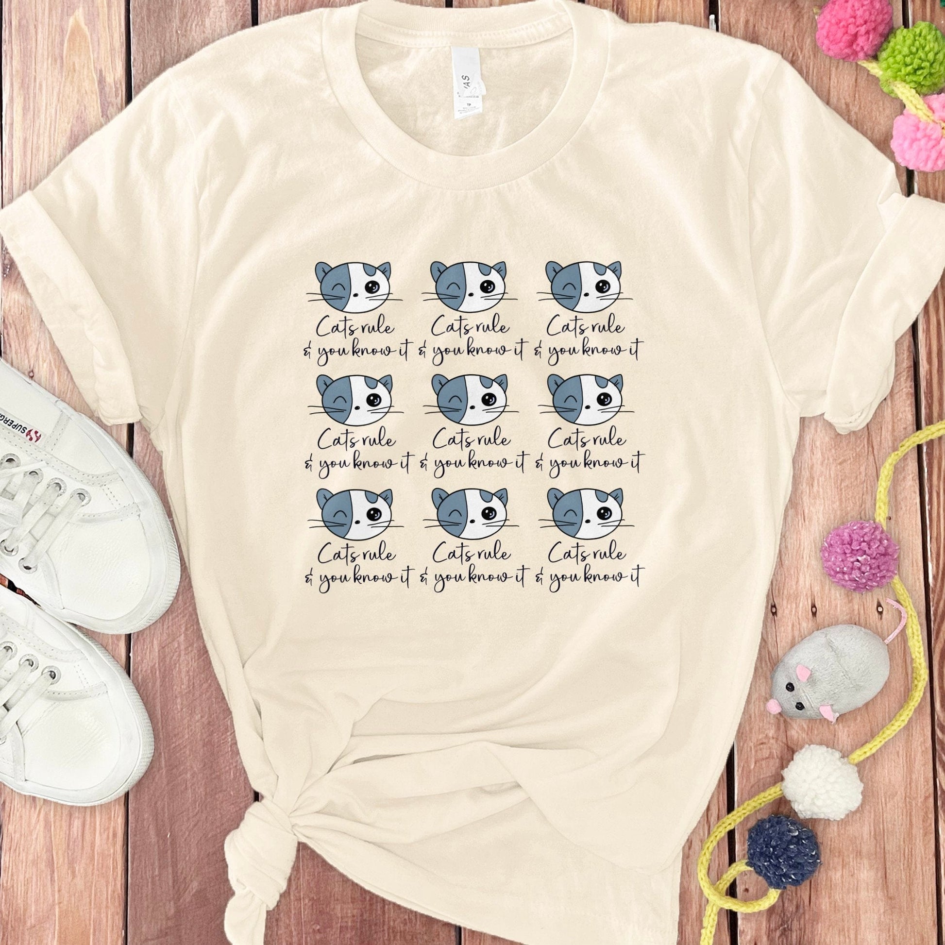 Cats Rule If You Know It Graphic Tee product type