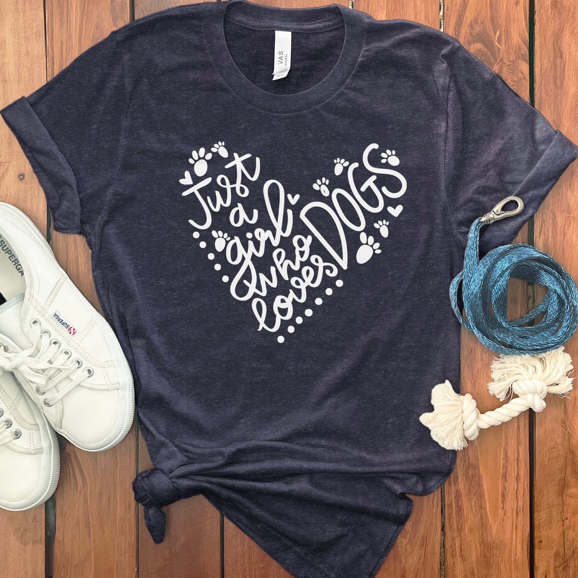 Just A Girl Who Loves Dogs Graphic T-Shirt product type