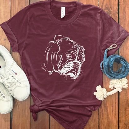 Bulldog Graphic T-Shirt for Casual Wear product type