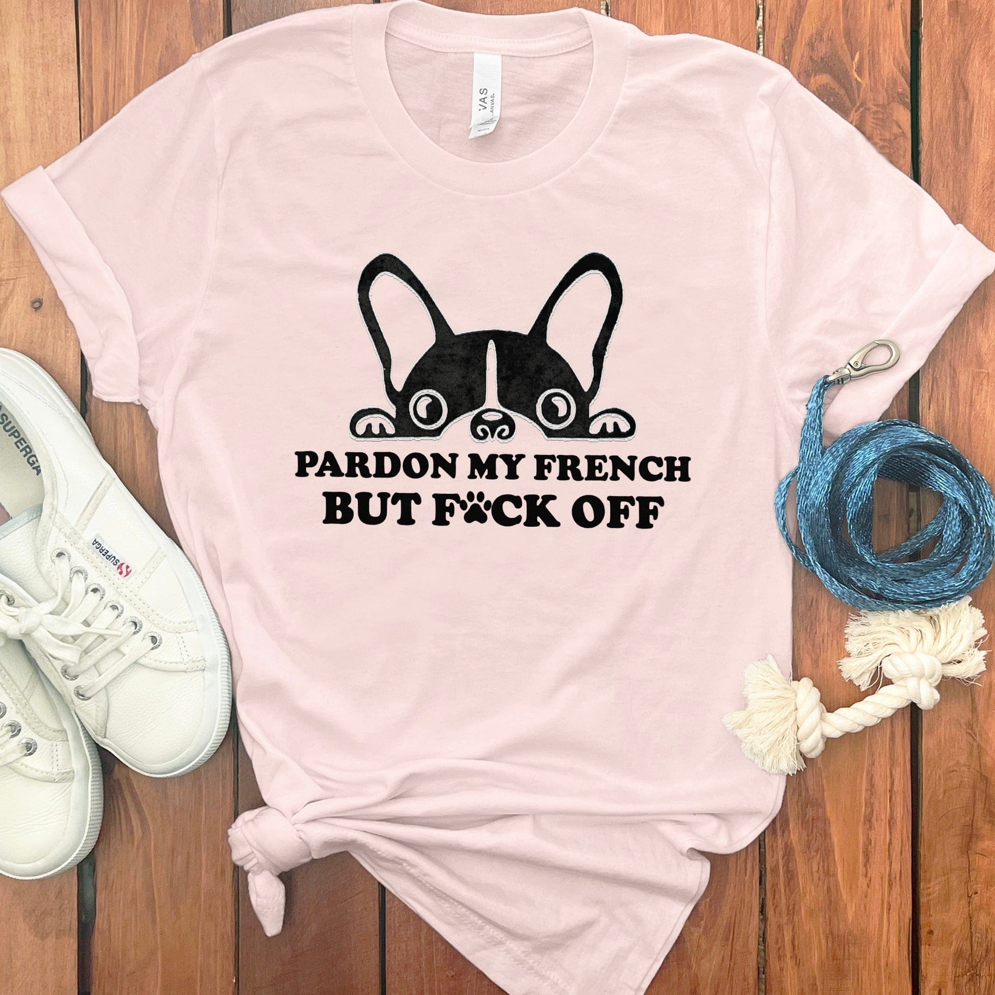 Pardon My French But F*ck Off Dog Graphic Tee product type