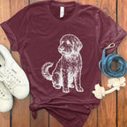 Adorable Dog Print T-Shirt for Pet Lovers Casual Wear