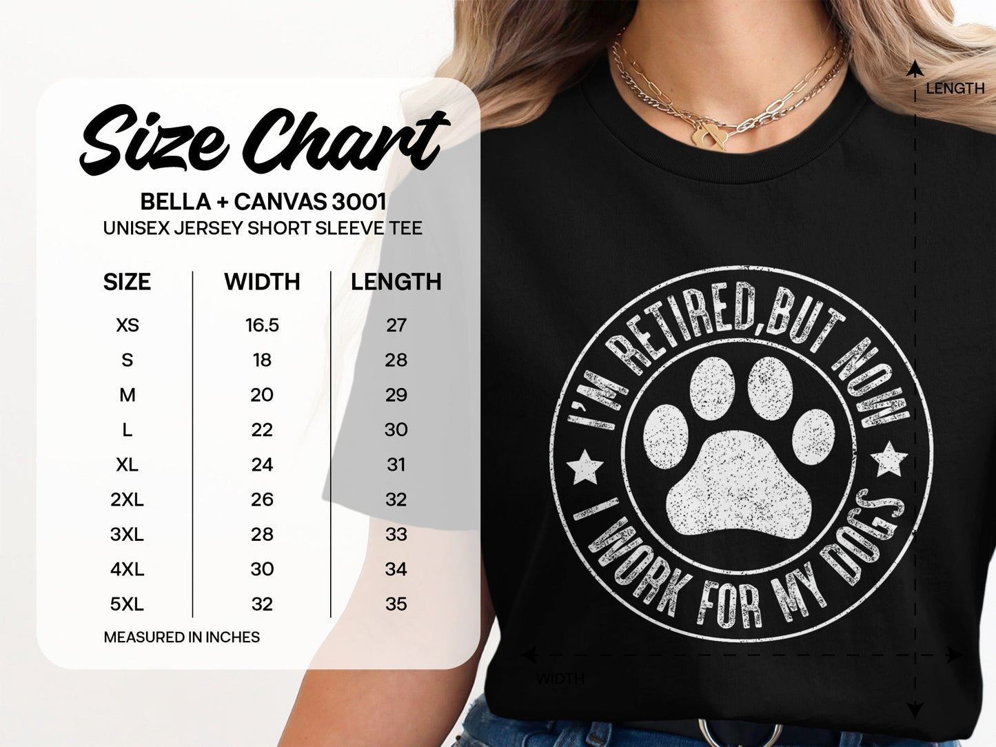 I'm Retired But Now I Work For My Dogs T-Shirt product