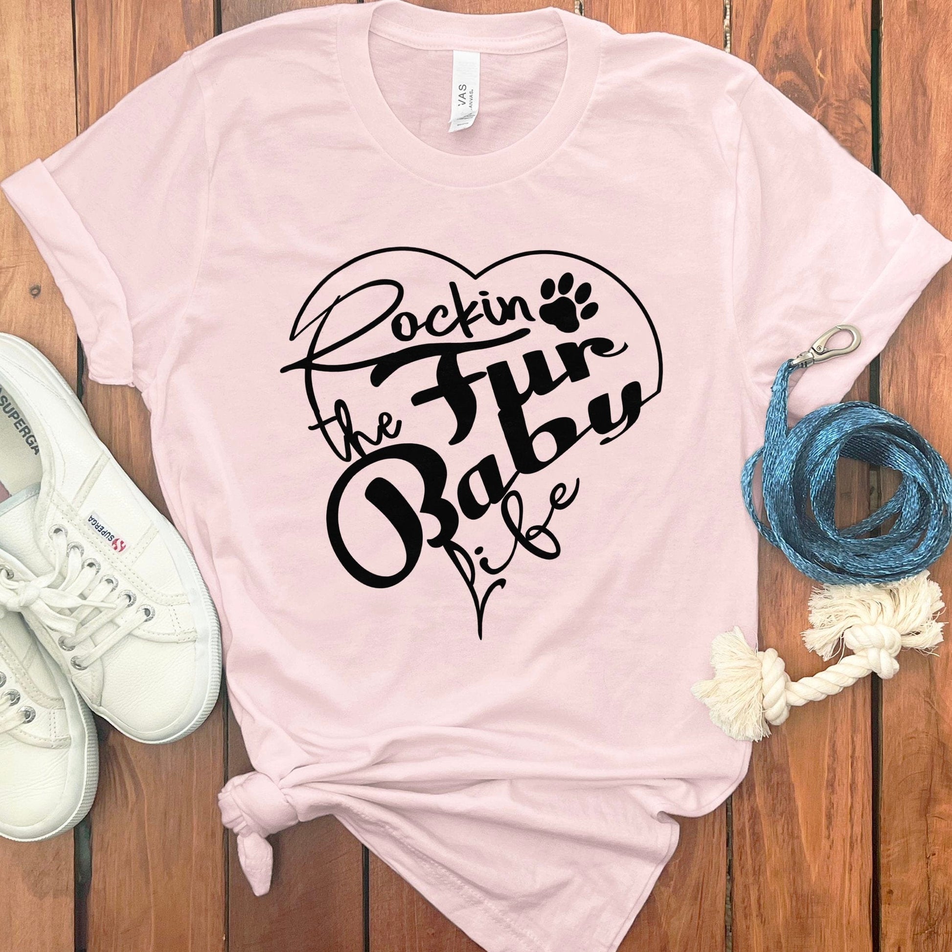 Rockin the Fur Baby Life Graphic T-Shirt product type