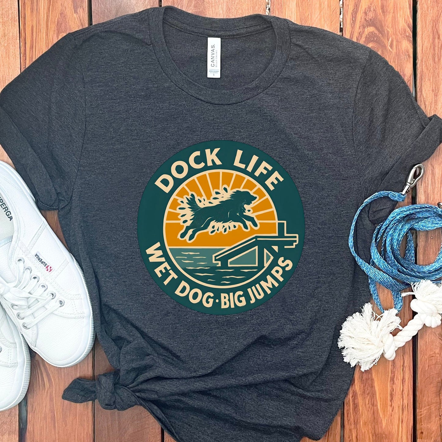 Dock Life Wet Dog Big Jumps Shirt product