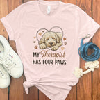 My Therapist Has Four Paws Cute Dog Lover Shirt