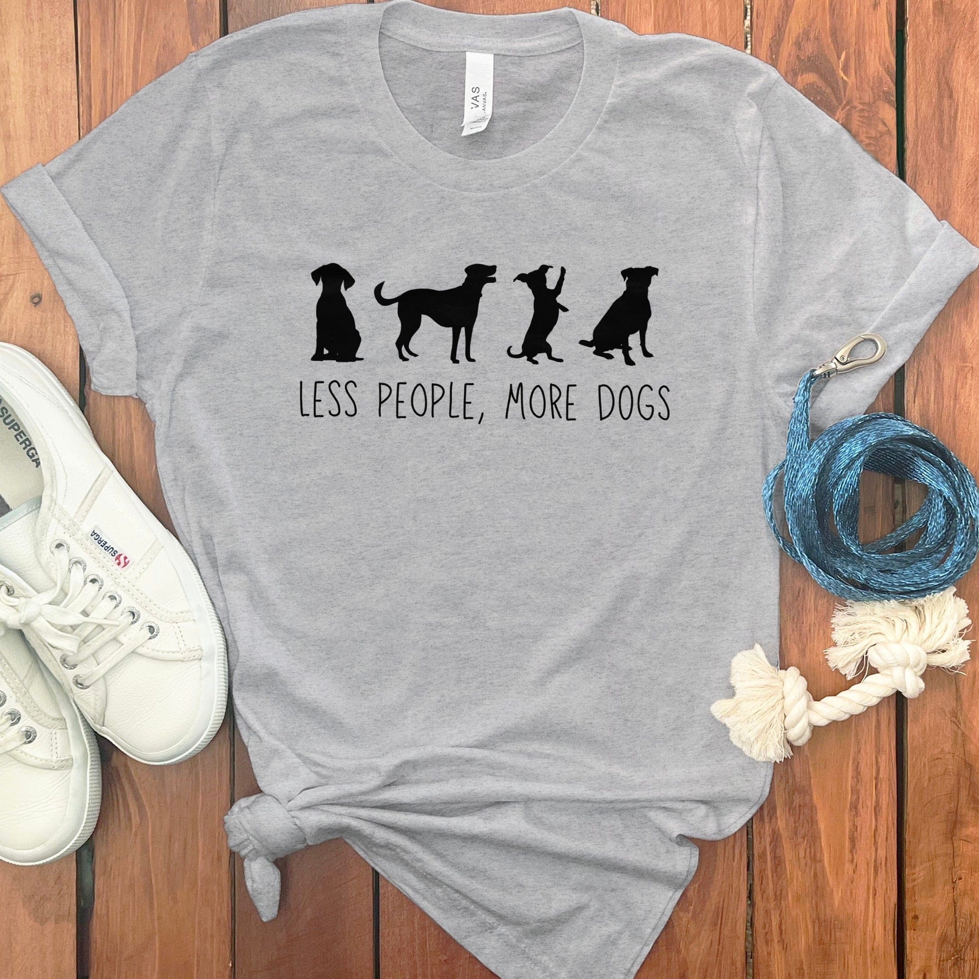 Less People More Dogs Graphic T-shirt product