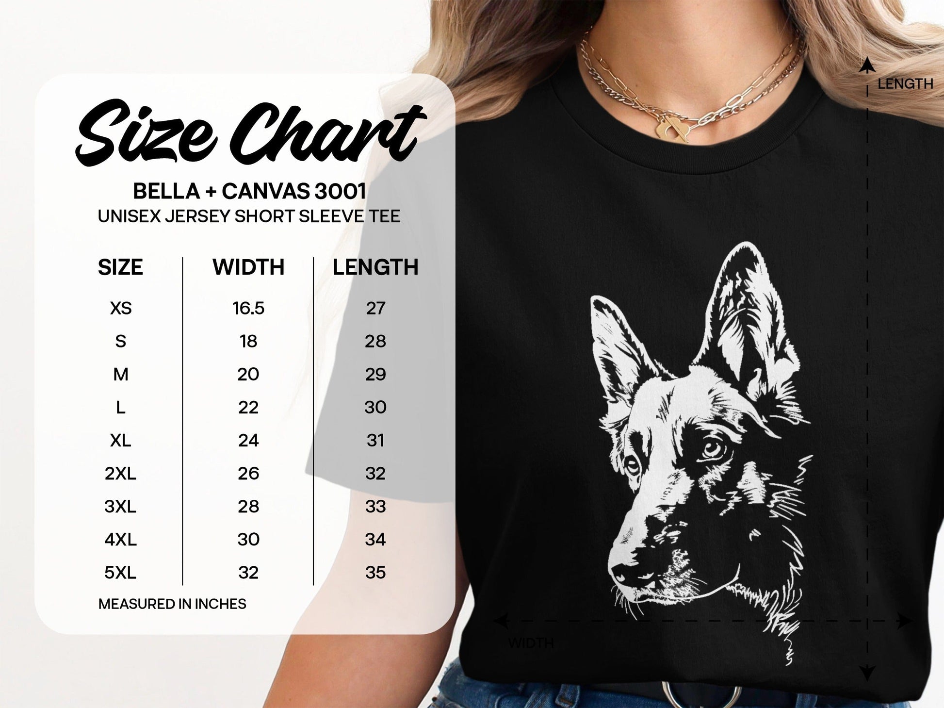 Stylish German Shepherd Tee Short Sleeve Top product