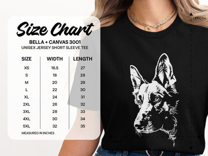 Stylish German Shepherd Tee Short Sleeve Top product