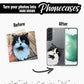 Custom Pet Peekaboo Clear Phone Case - PuppyJo Phone Cases