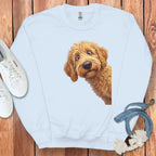 Adorable Dog Print Design Unisex Sweatshirt Top