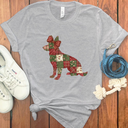 Christmas Patchwork Dog Print Graphic T-Shirt product