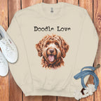 Doodle Love Sweatshirt Perfect for Dog Lovers