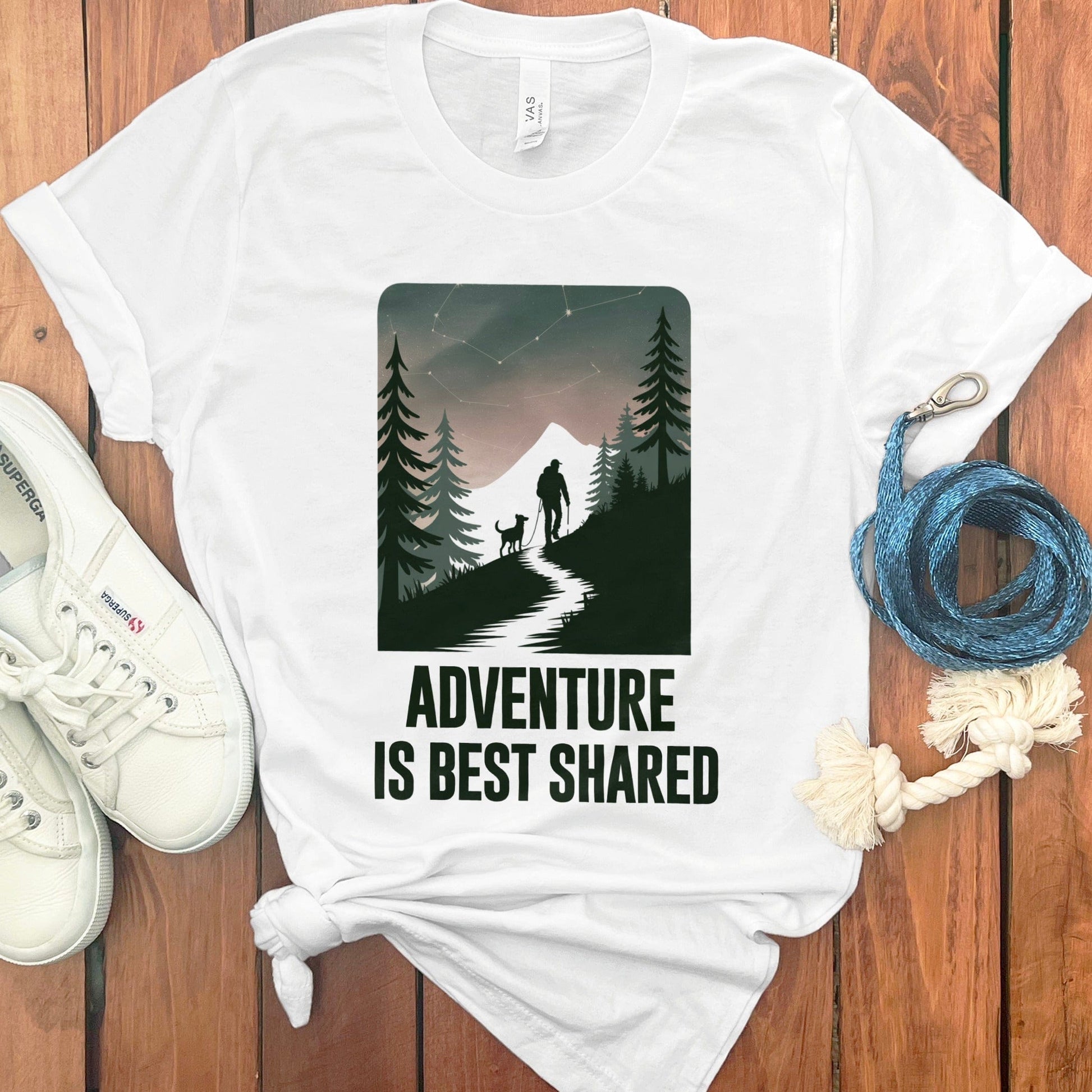Adventure is Best Shared Hiking Graphic Tee product