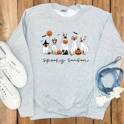 Spooky Season Ghost Dogs Halloween Sweatshirt product