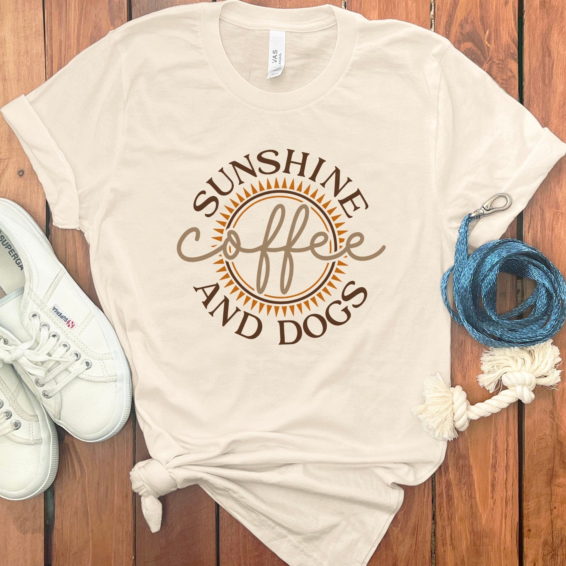 Sunshine Coffee and Dogs Graphic Tee product type