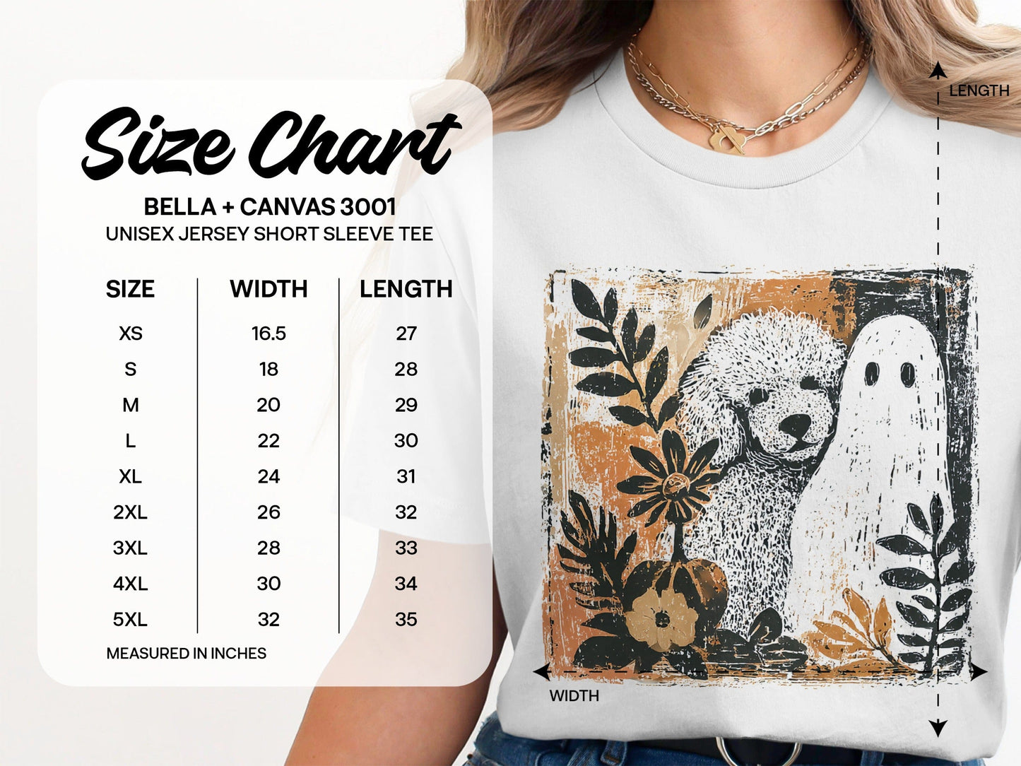 Adorable Hedgehog And Ghost Unisex Short Sleeve product