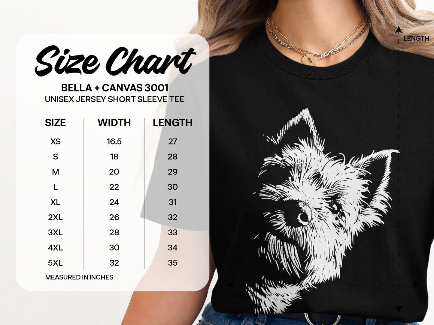 Artistic Dog Print Comfortable Casual Tee product