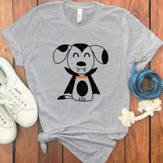 Happy Cartoon Puppy Printed Graphic T-shirt product type