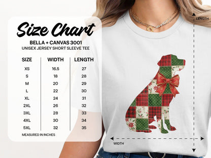 Festive Patchwork Dog Graphic Shirt product