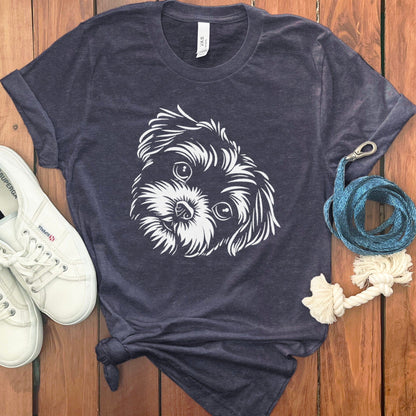 Adorable Dog Illustration Casual Wear T-Shirt product