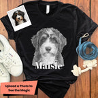 Custom Doodle Photo T-Shirt
