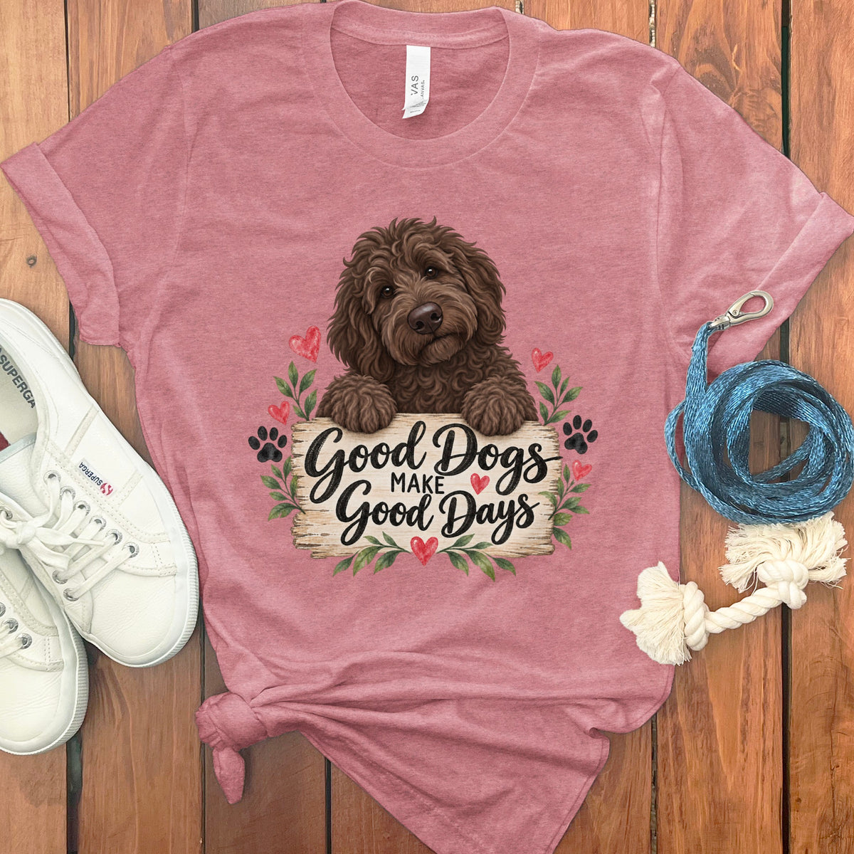 Chocolate Goldendoodle Good Days T-Shirt