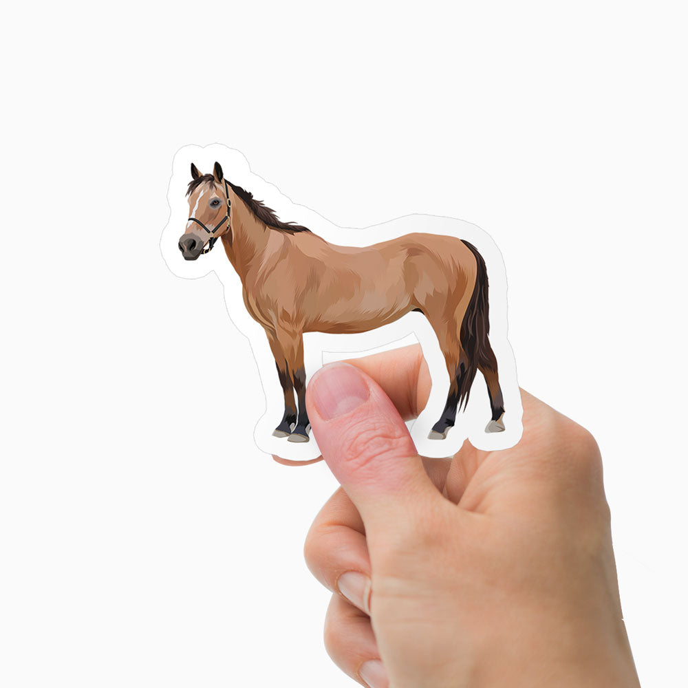 Custom Pet Horse Stickers - PuppyJo stickers