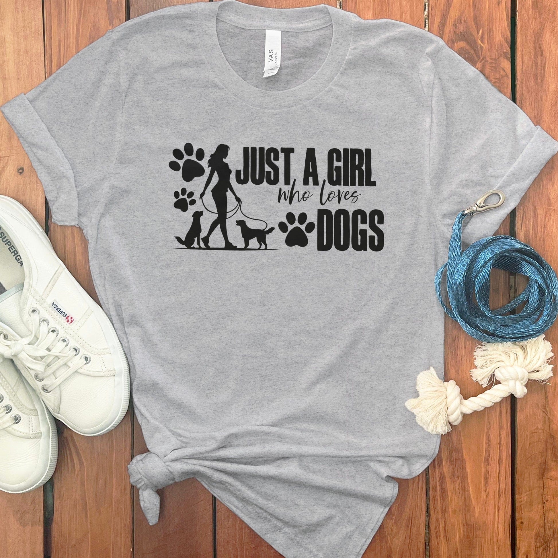 Just A Girl Who Loves Dogs Graphic Tee product
