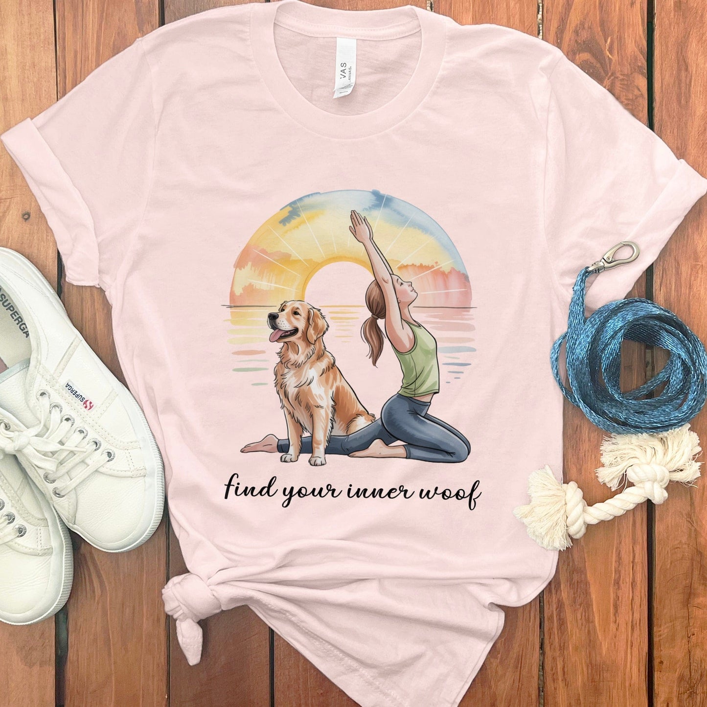 Find Your Inner Woof Cute Dog Yoga T-shirt product