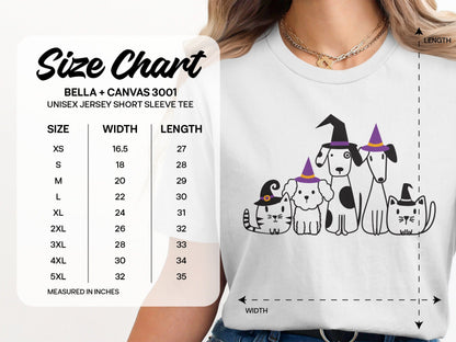 Cute Halloween Pets Unisex Jersey Tee product