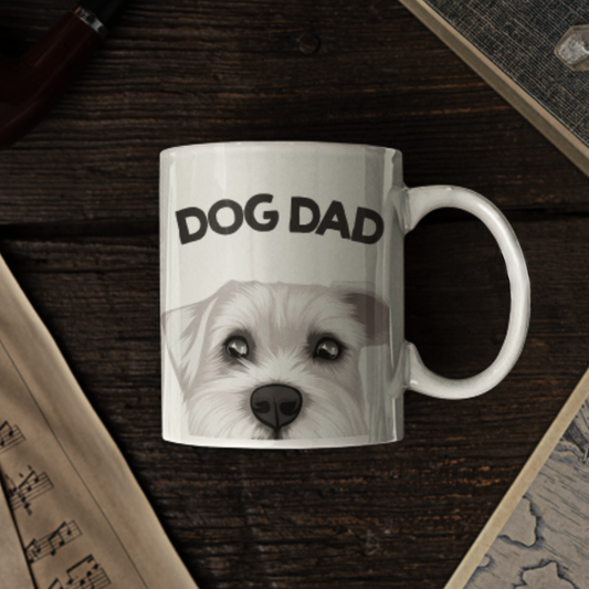 Custom Dog Dad Mug - PuppyJo Mug