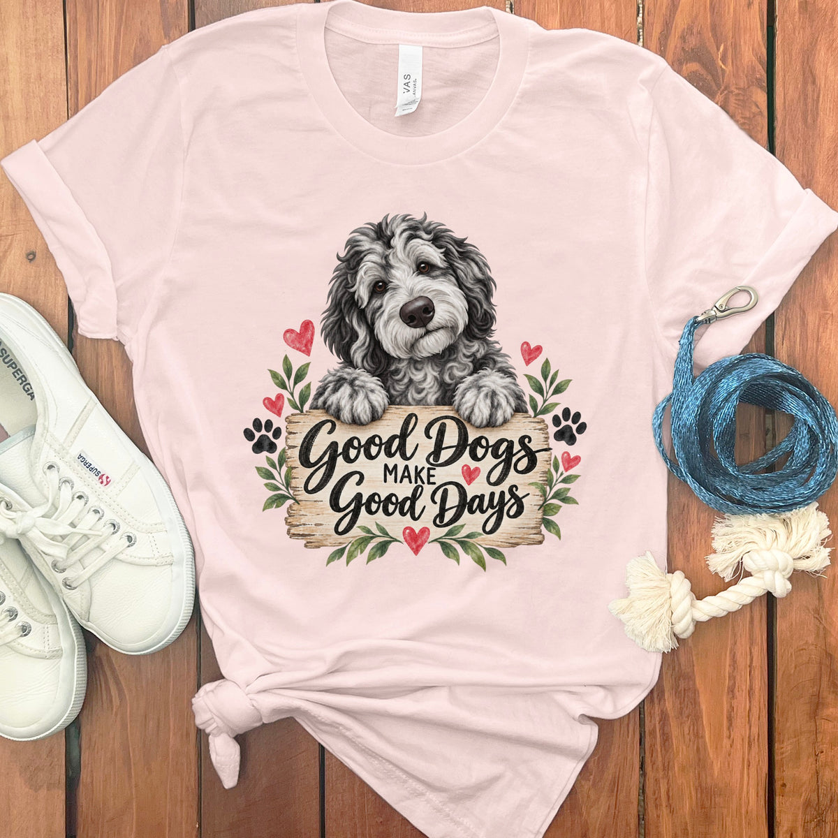 Merle Goldendoodle Good Days T-Shirt