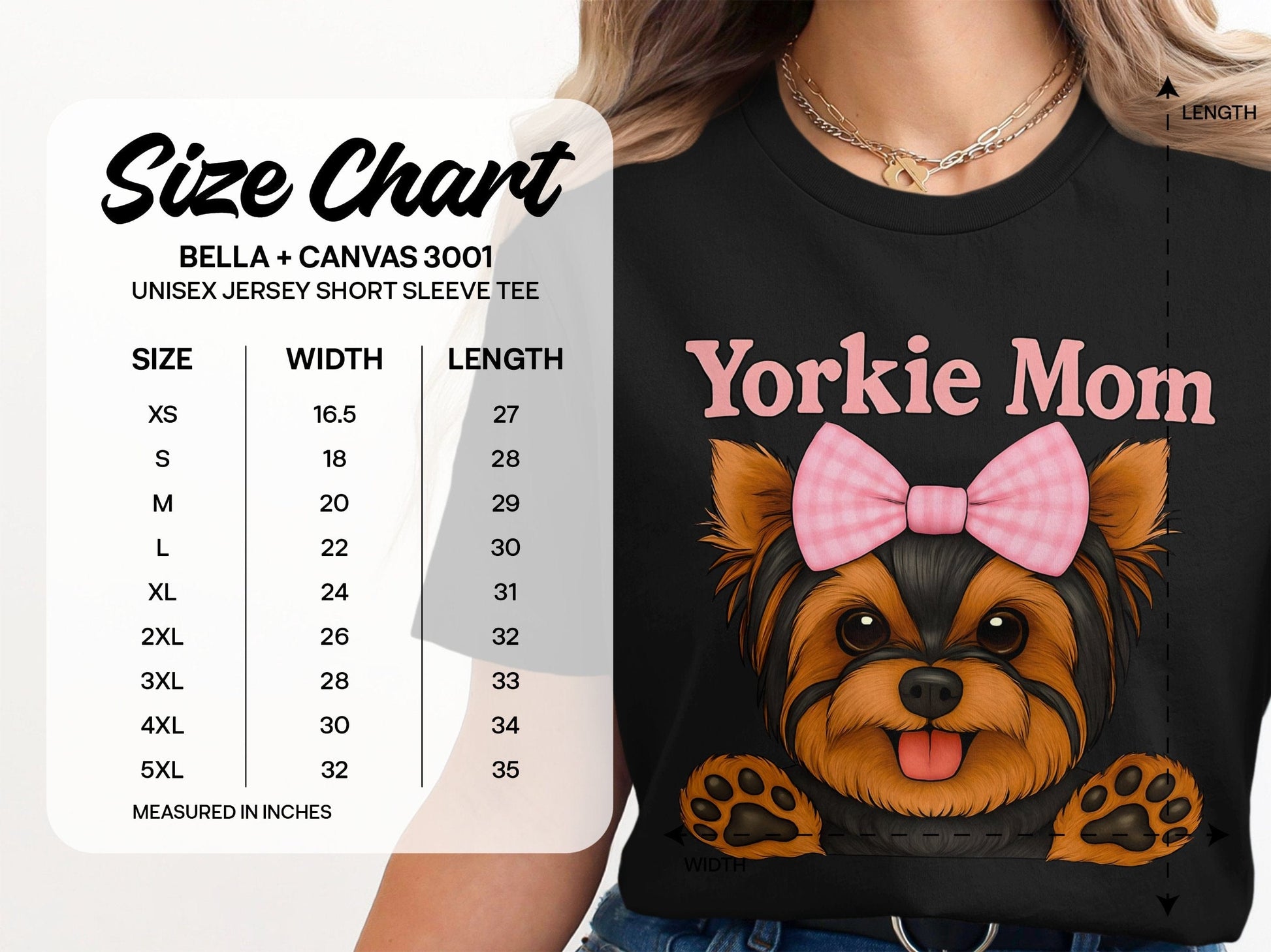 Yorkie Mom Unisex Jersey Short Sleeve Tee product type