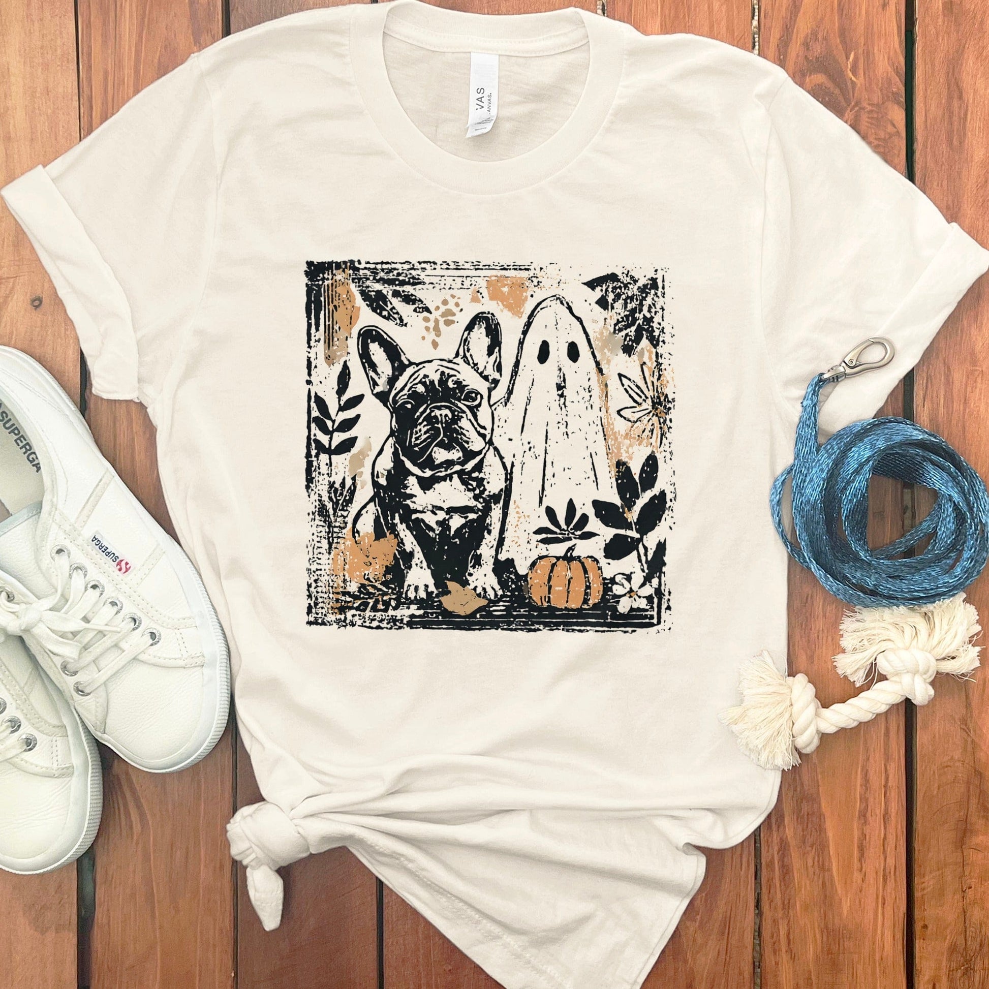 Halloween French Bulldog Ghost Unisex T-Shirt product