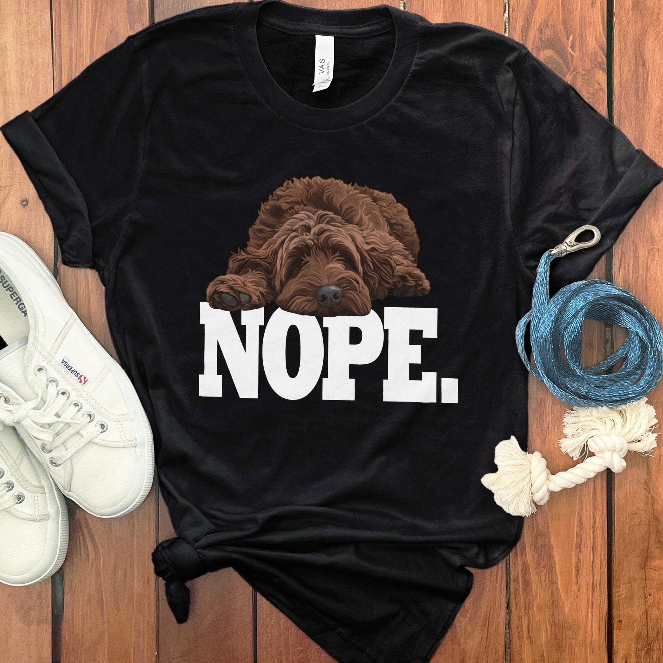 Cute Nope Dog Graphic T-Shirt Ideal for Dog Lovers