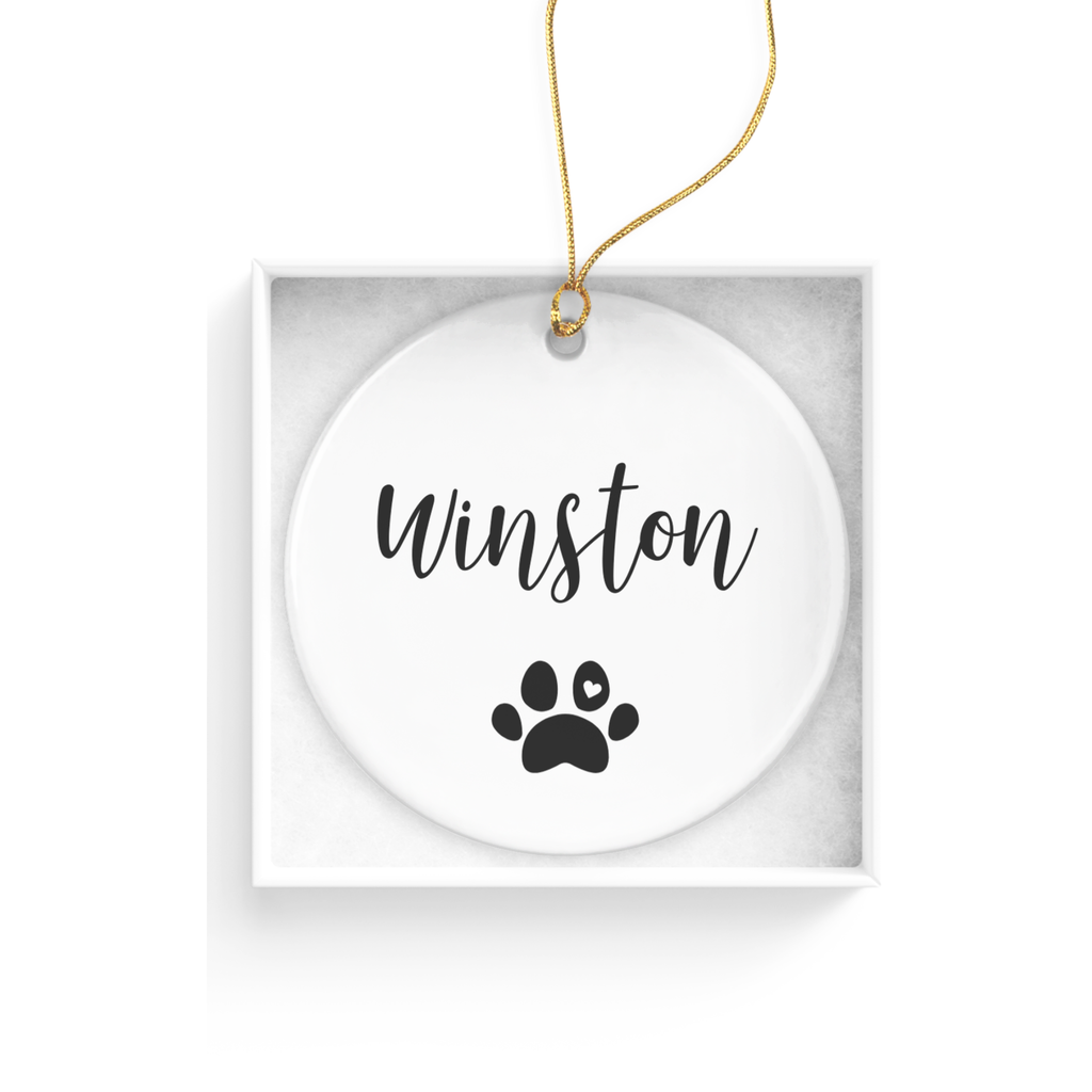 Personalized Pet Name Ornament