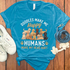 Doodles Make Me Happy Humans Make My Head Hurt Shirt
