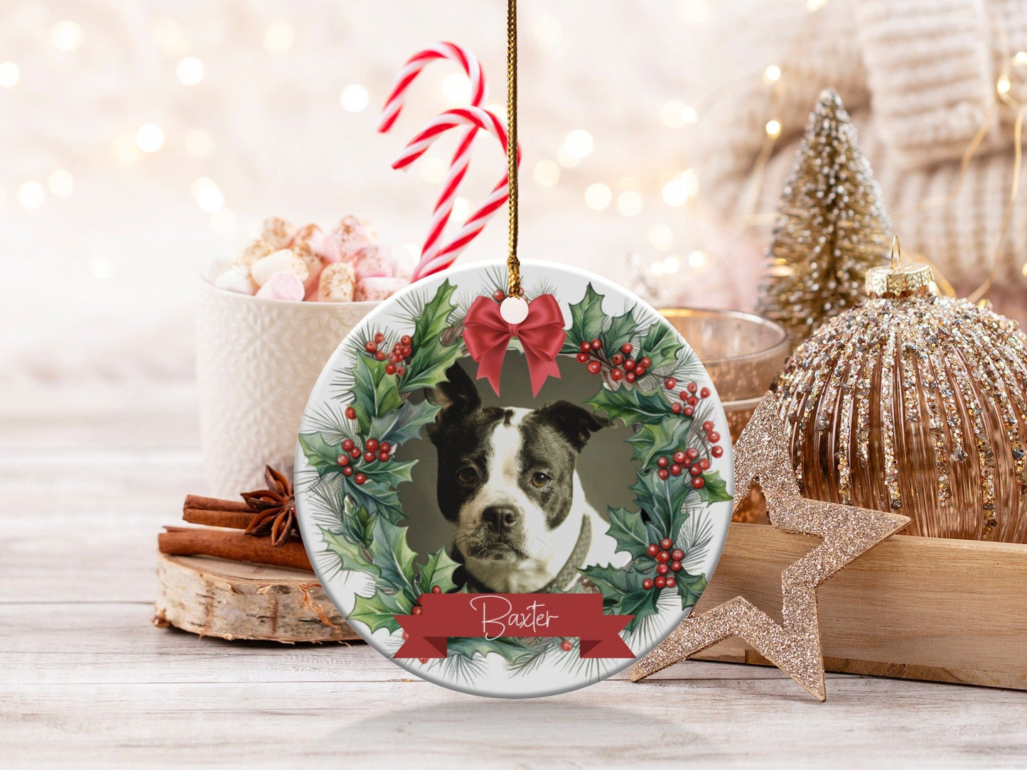 Festive Holiday Christmas Tree Ornament product