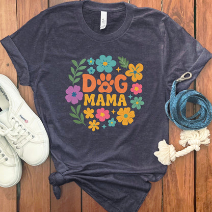 Dog Mama Floral Design Graphic Tee product