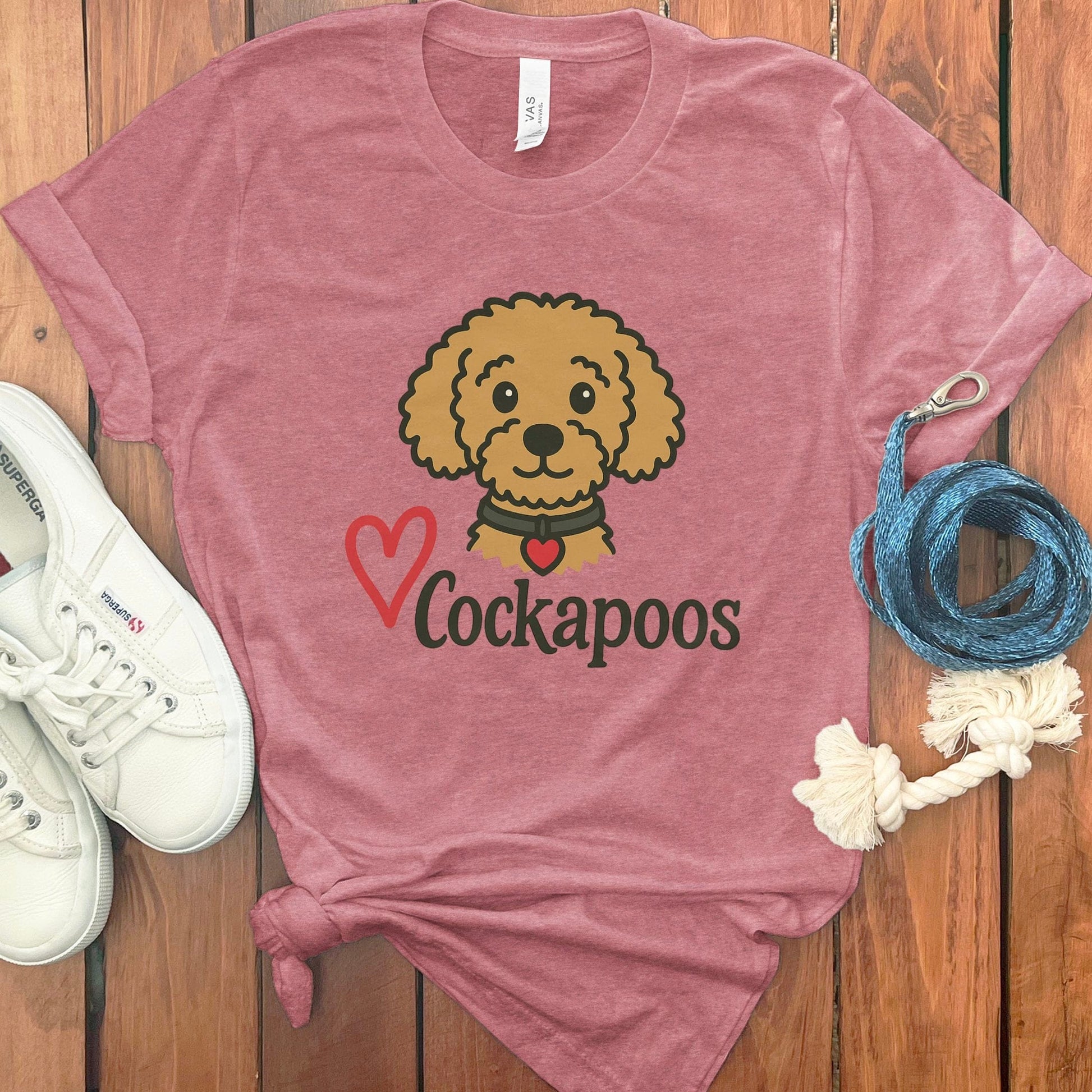 Cute Cockapoos Graphic T-Shirt for Dog Lovers product type